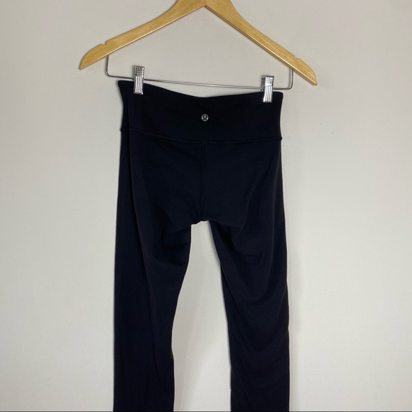 LULULEMON Black Wunder Under Pant Mid Rise Tall - Picture 6 of 9